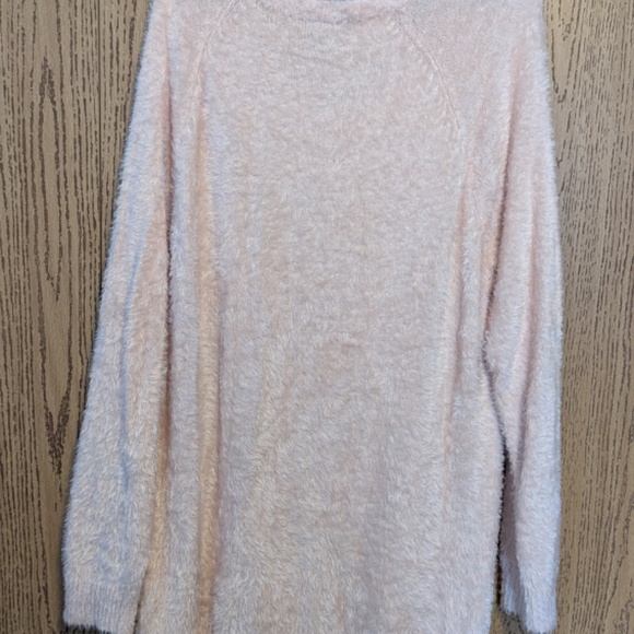 Torrid Blush Pink Fuzzy Sweater - Picture 4 of 5